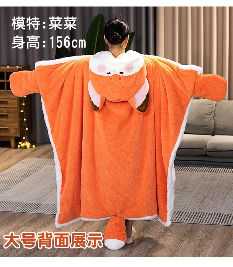 Kapuzenpullover mit Fuchsdecke