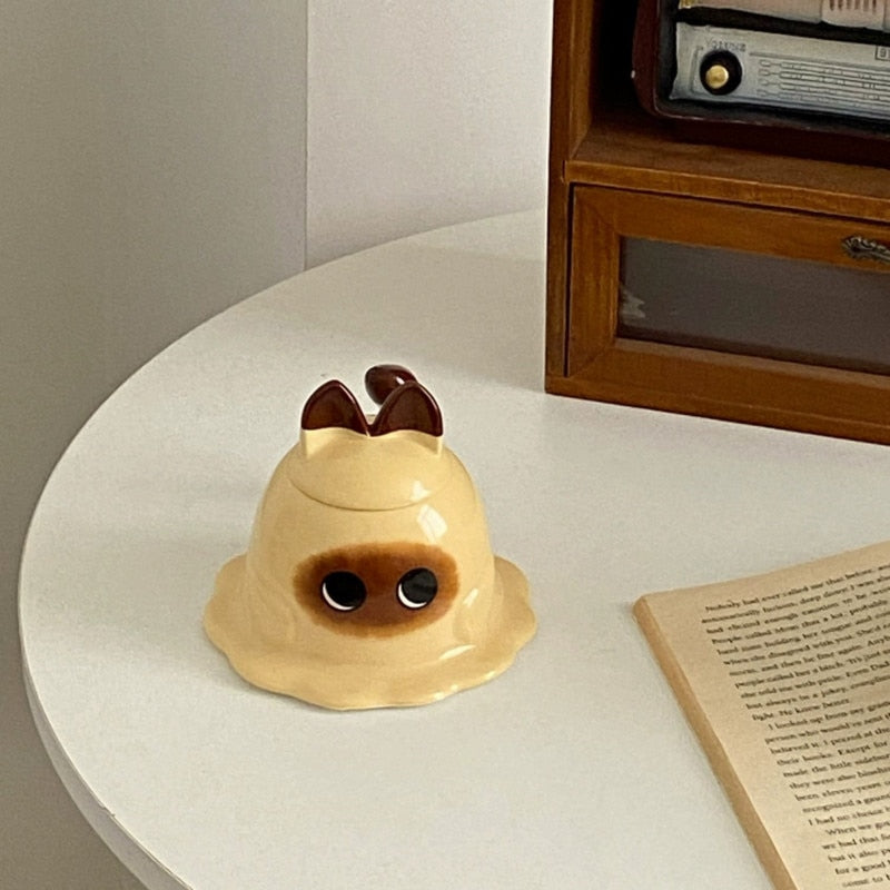 Kartoffelpüree-Katzenbecher