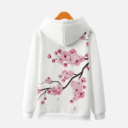 Cherry Blossom Print Hoodie