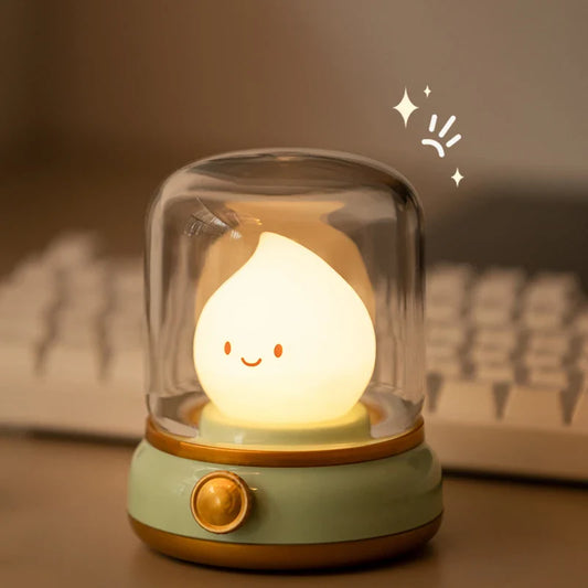 Kawaii Flame Lantern Night Light