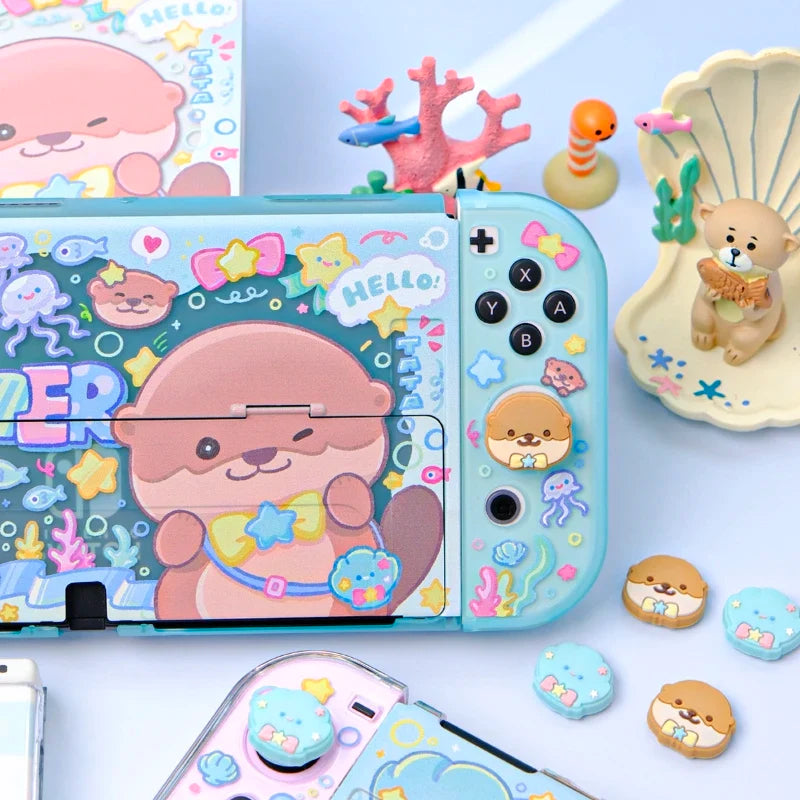 Kawaii Otter Nintendo Switch Case
