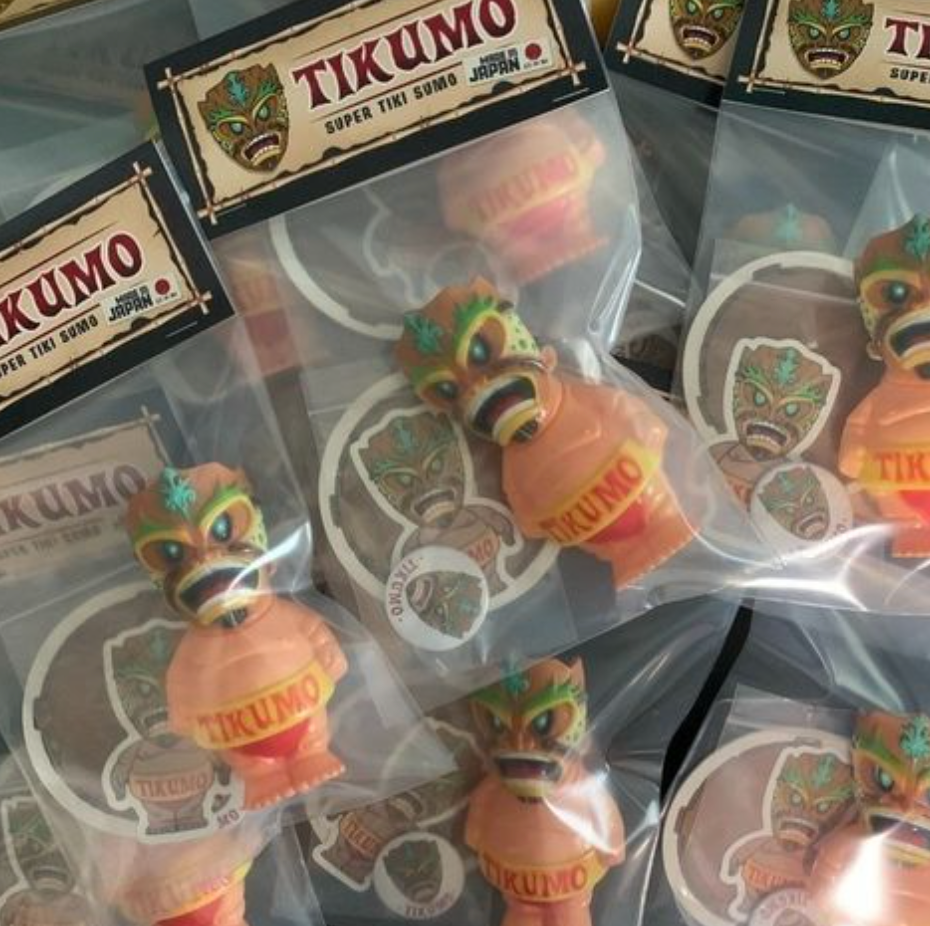 Tikumo 7th Colorway Magitarius Edition Super Tiki Sumo 4.5 inch sofubi vinyl figure