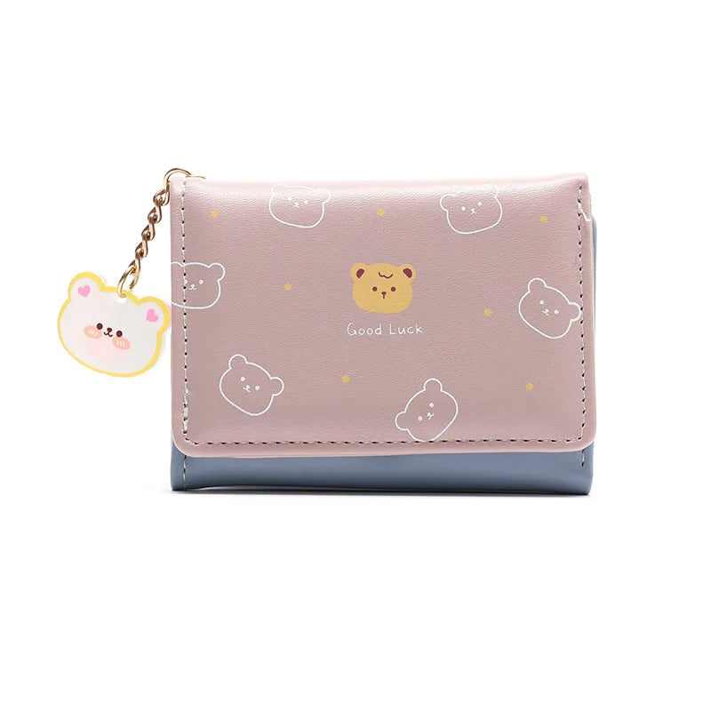 "Good Luck" Bear Wallets