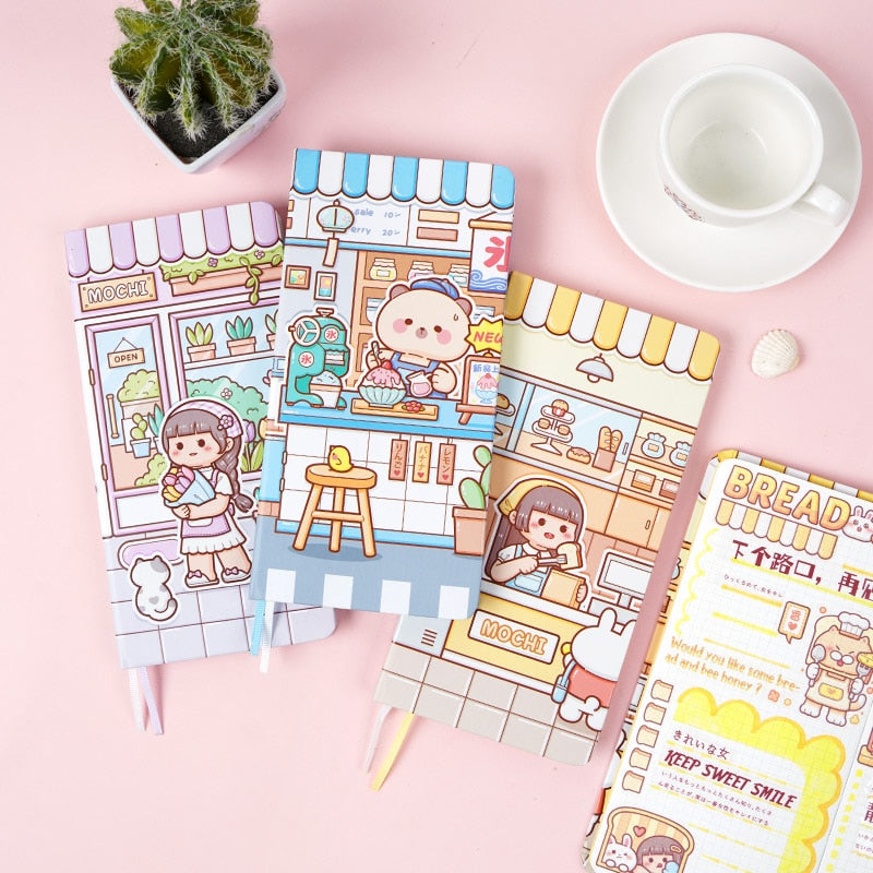 Cute Grid Paper Notebook