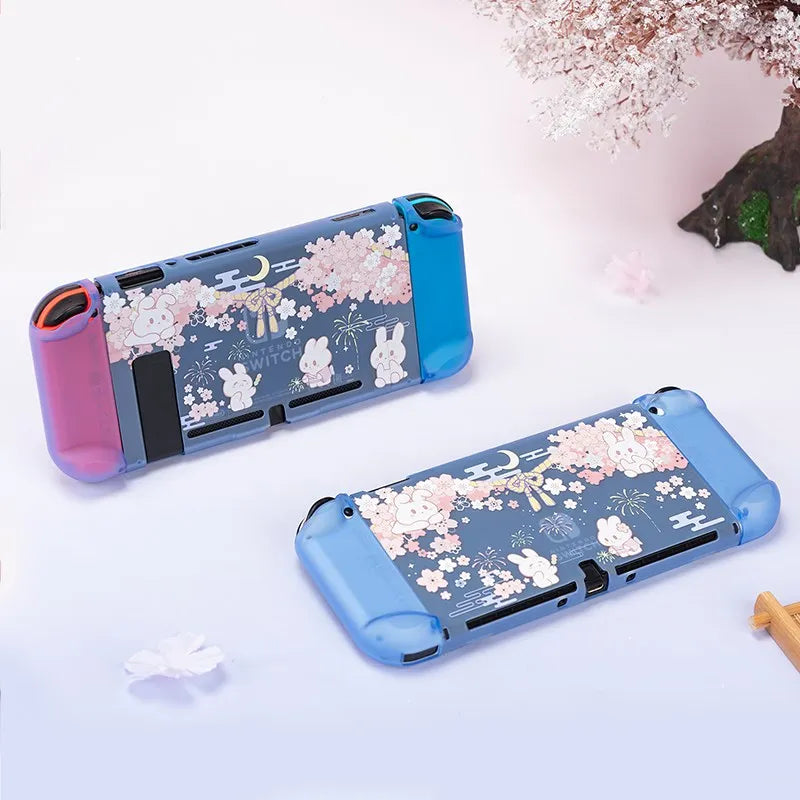 Sakura Bunny Nintendo Switch Case