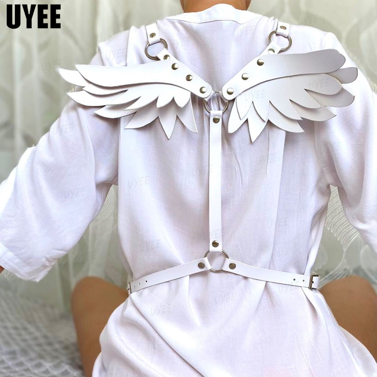 Angel Wings Leather Harness