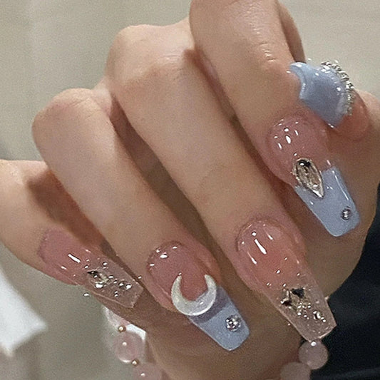 Moon & Gems Press On Nails