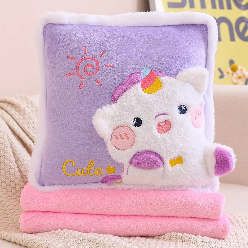 Kawaii-Kissen + Decke-Kombination