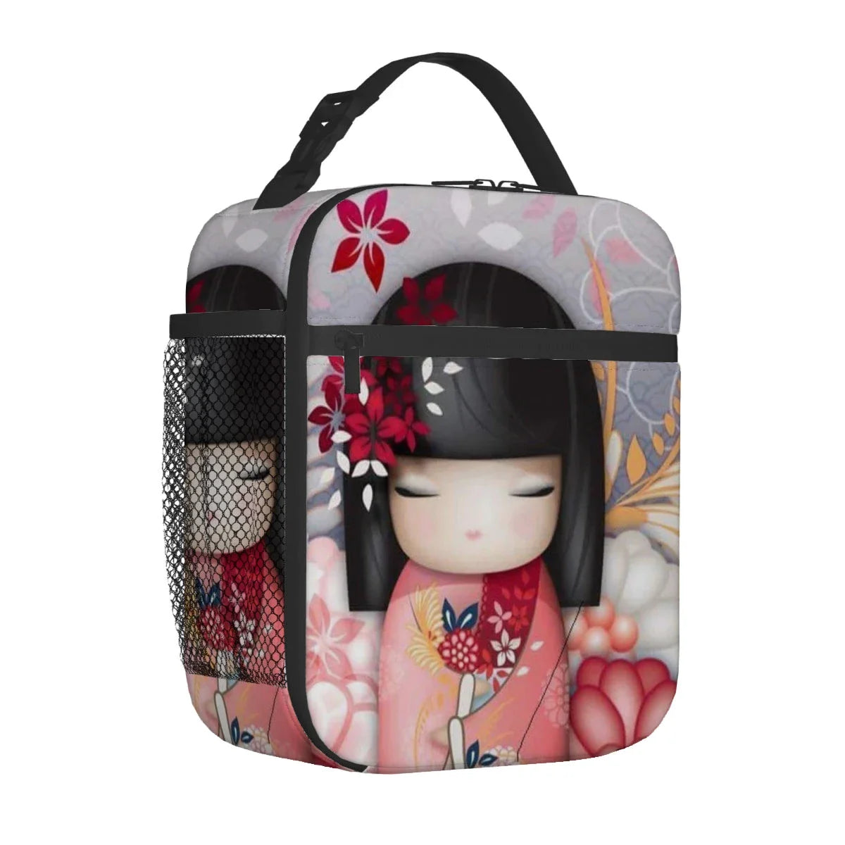 Kokeshi Doll Insulated Lunch Bags