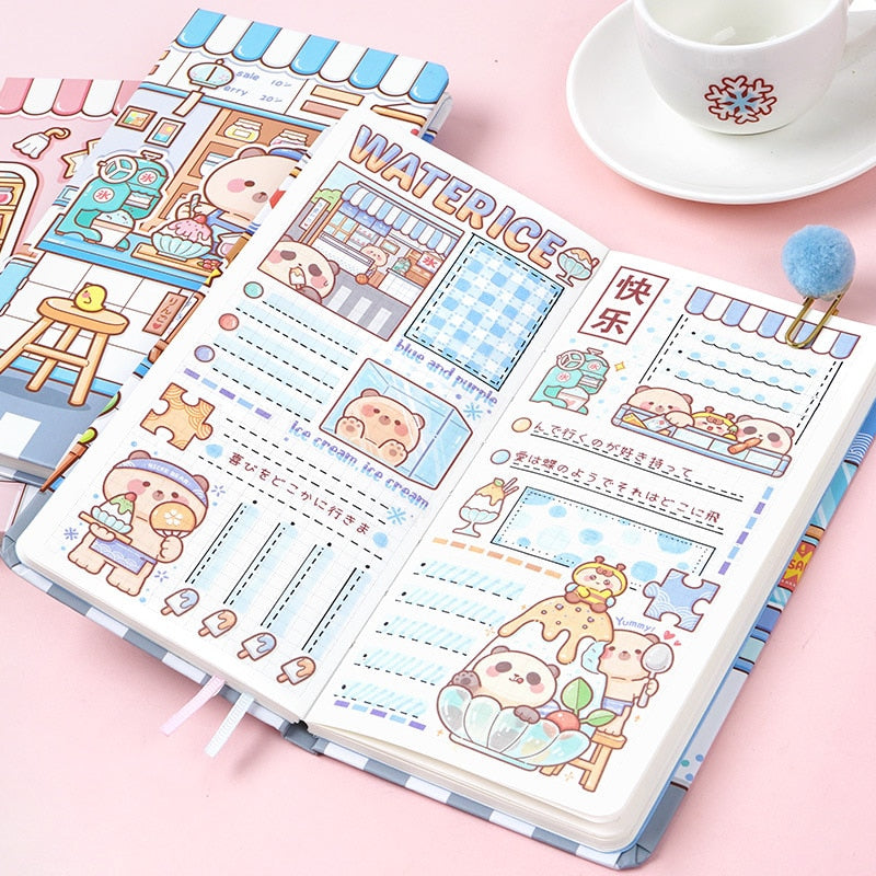 Cute Grid Paper Notebook
