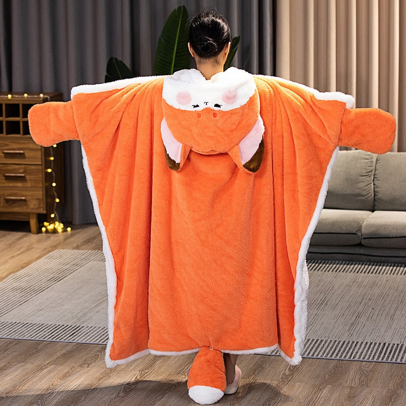 Kapuzenpullover mit Fuchsdecke
