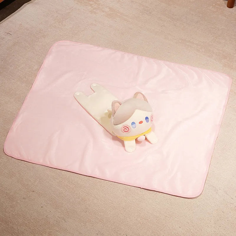 2-in-1-Katzenkissendecke