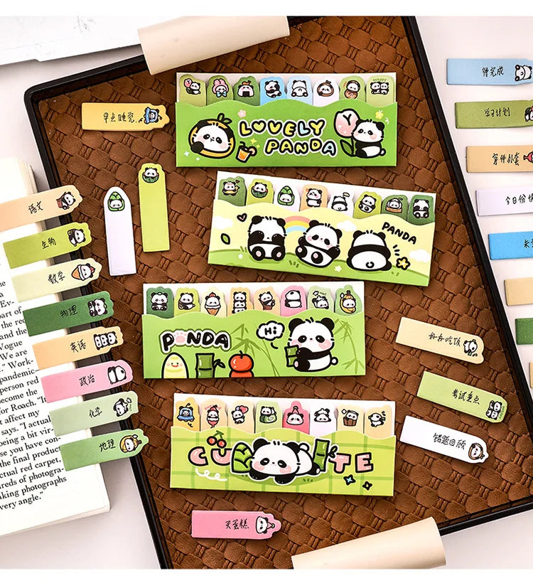 Panda Bookmark Sticky Notes