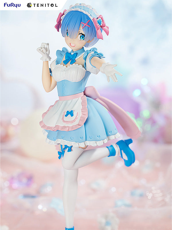TENITOL Re:Zero Yumekawa Maid Rem & Ram: Set With Bonus Figure