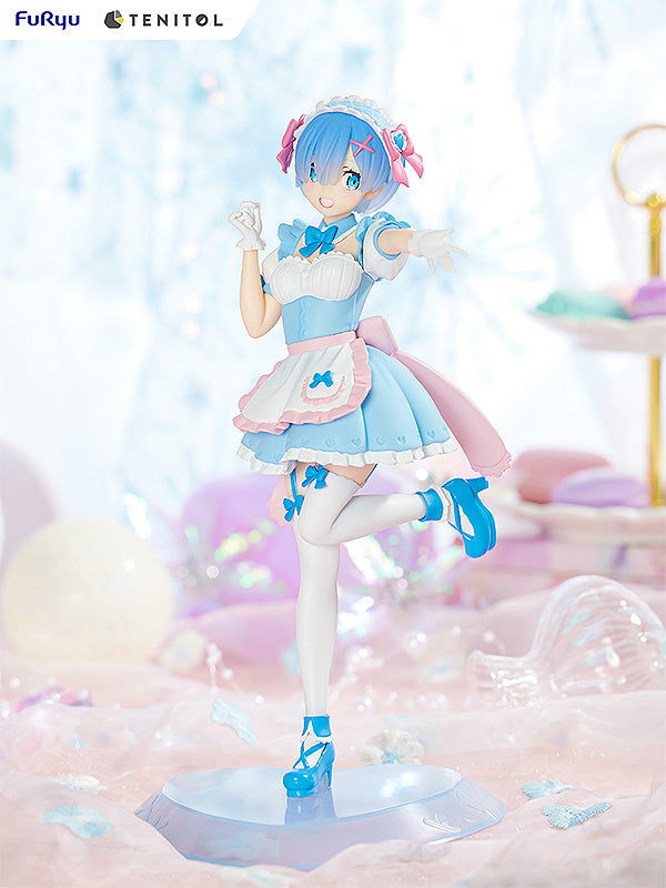 TENITOL Re:Zero Yumekawa Maid Rem & Ram: Set With Bonus Figure