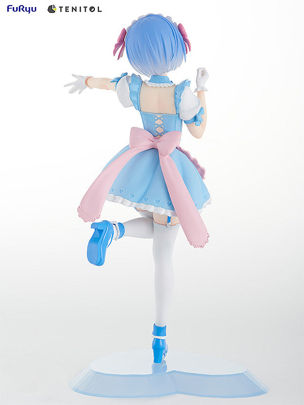 TENITOL Re:Zero Yumekawa Maid Rem & Ram: Set With Bonus Figure