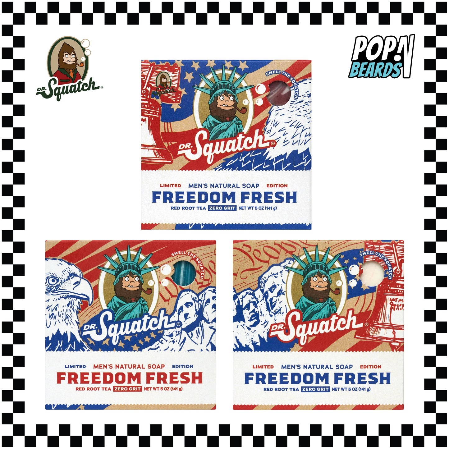 Dr. Squatch: Bar Soap, Freedom Fresh Exclusive