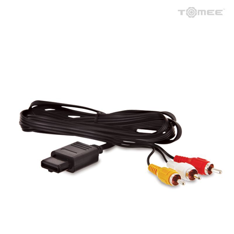 AV Composite Cable For Nintendo SNES / N64 / NGC (Tomee)