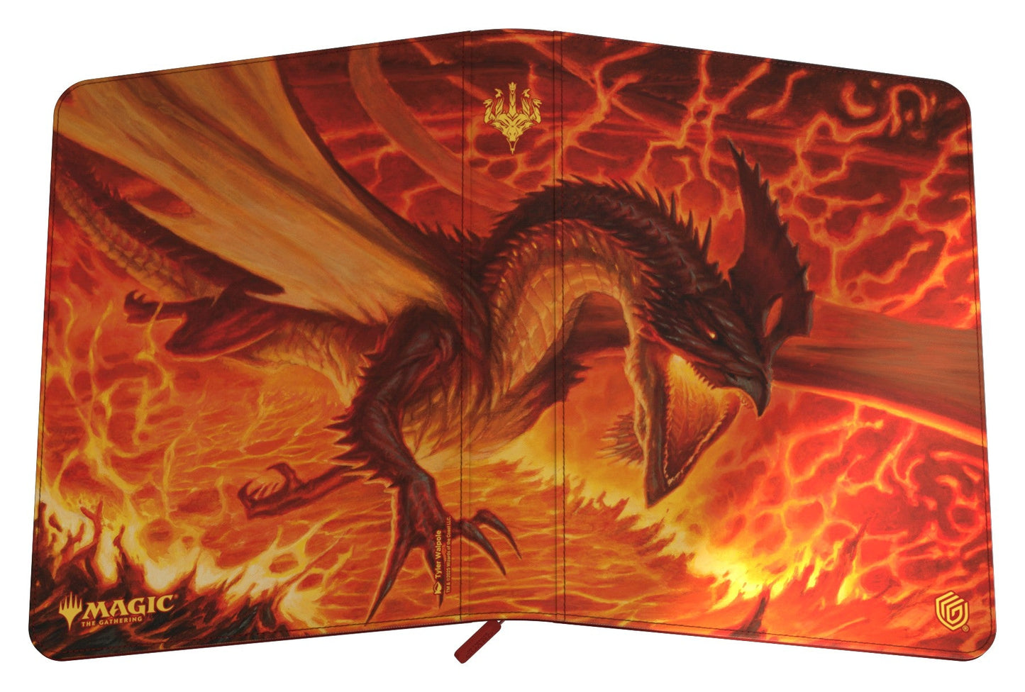 Ultimate Guard: Zipfolio 360 Xenoskin - Tarkir: Dragonstorm (Magmatic Hellkite)