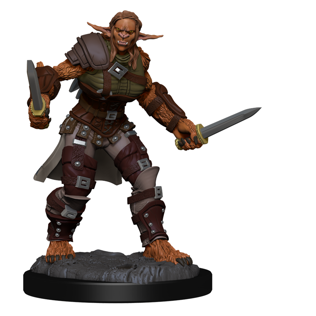 D&D: Nolzur's Marvelous Miniatures - Bugbear Barbarian Male & Bugbear Rogue Female - Super Anime Store