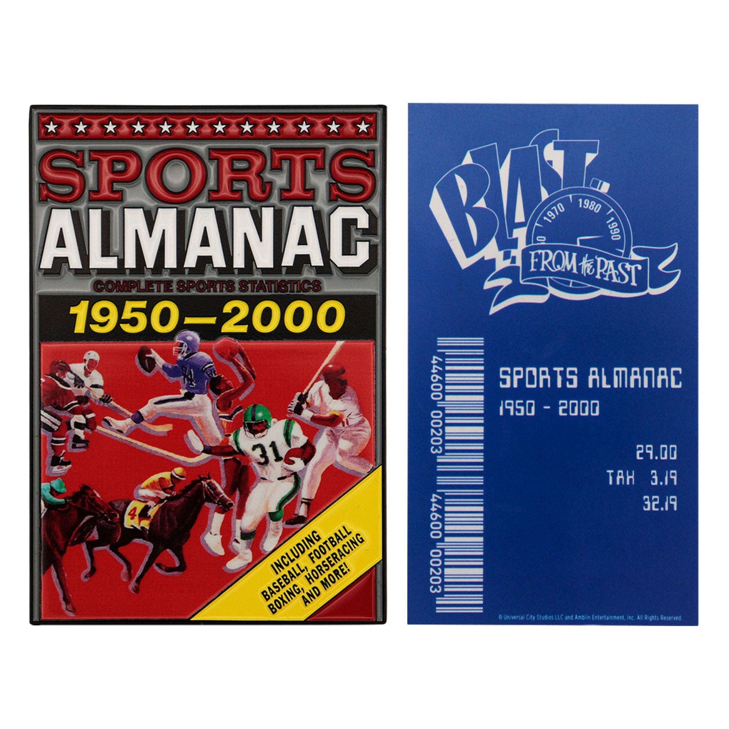 Zurück in die Zukunft Teil II Limited Edition Sports Almanac Ingot