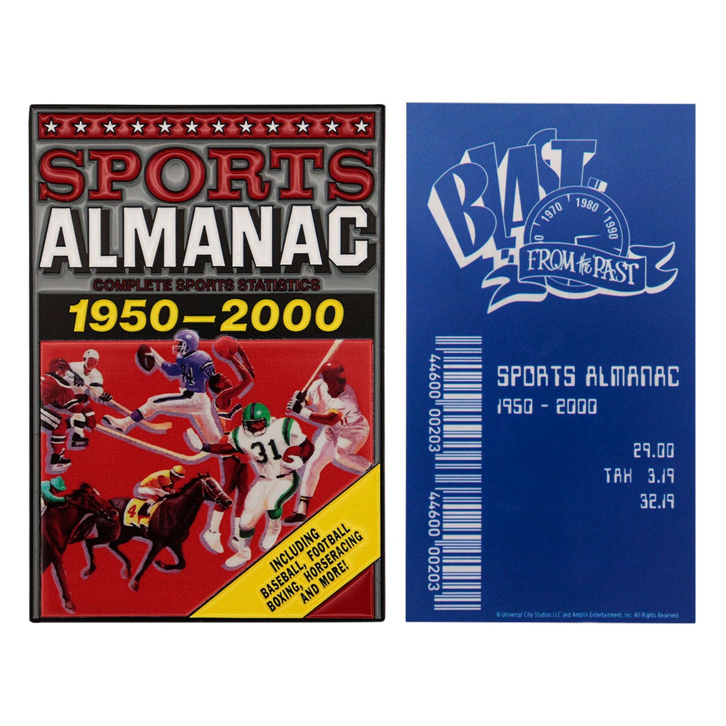 Back to the Future Part II Limited Edition Sports Almanac Ingot