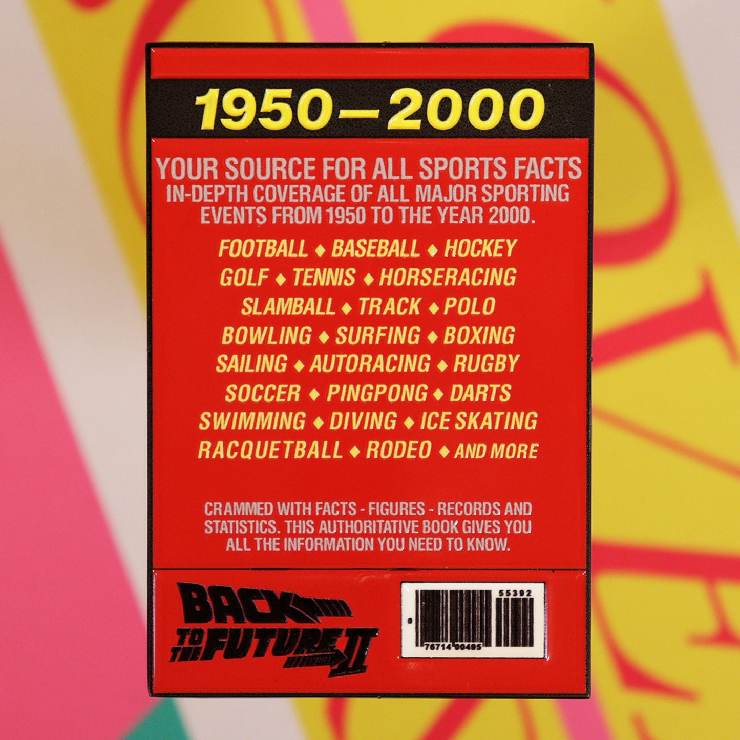 Zurück in die Zukunft Teil II Limited Edition Sports Almanac Ingot