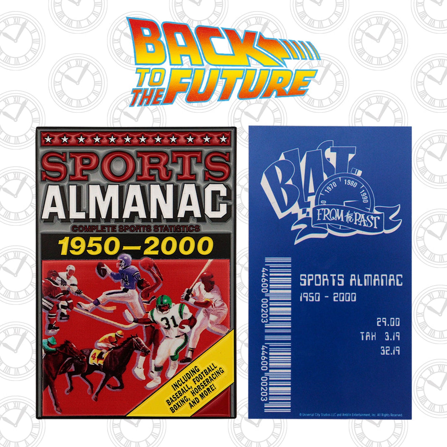 Zurück in die Zukunft Teil II Limited Edition Sports Almanac Ingot