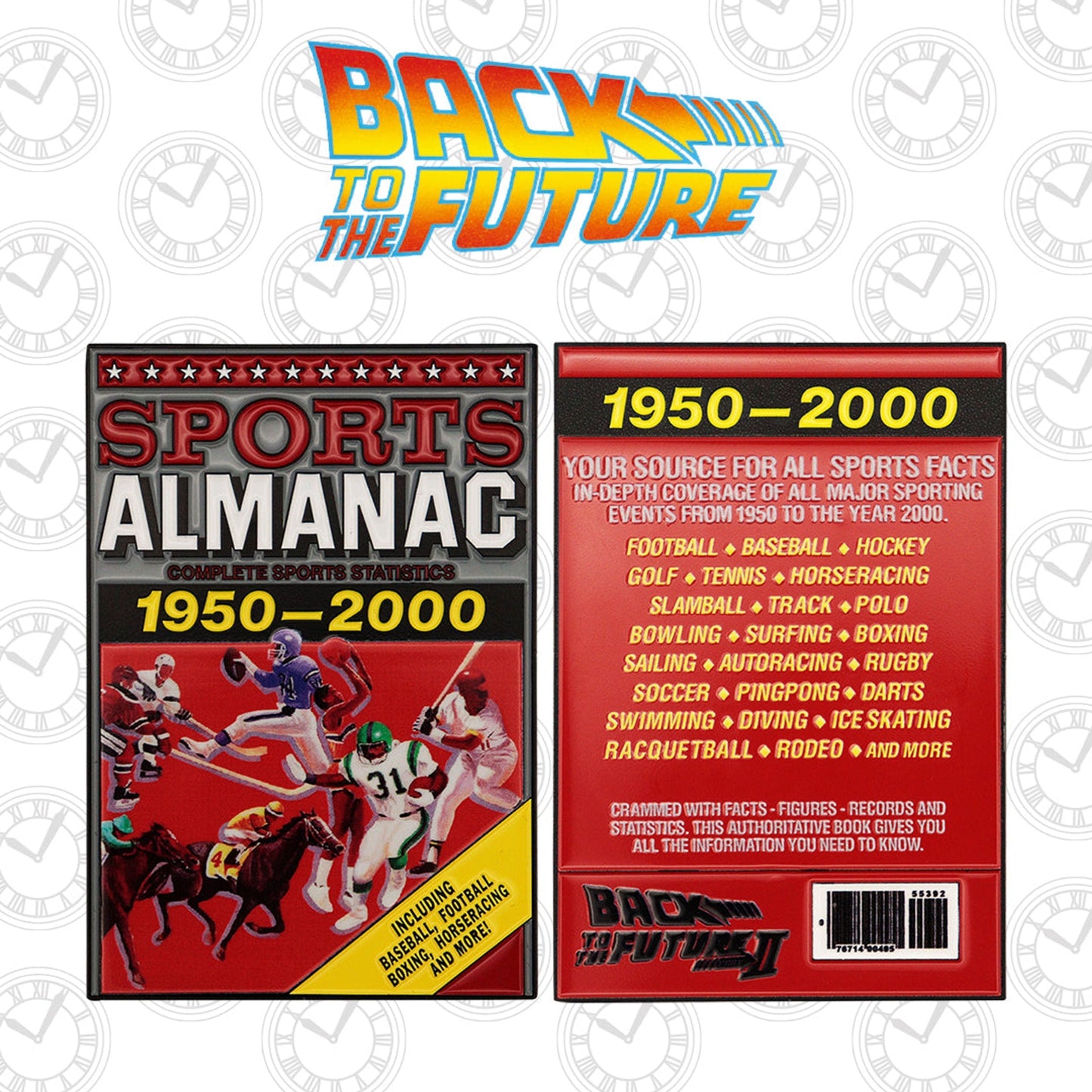 Zurück in die Zukunft Teil II Limited Edition Sports Almanac Ingot