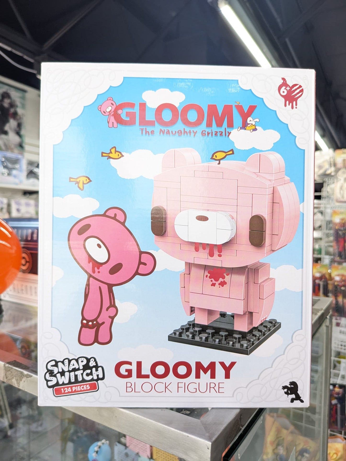 Gloomy Bears Gloomy Block Figure Snap & Switch 124 Pieces