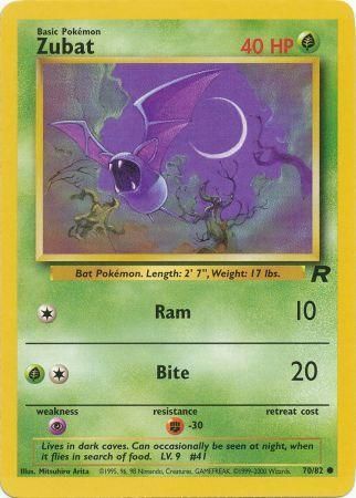 PCG: 070/082 Team Rocket, Zubat