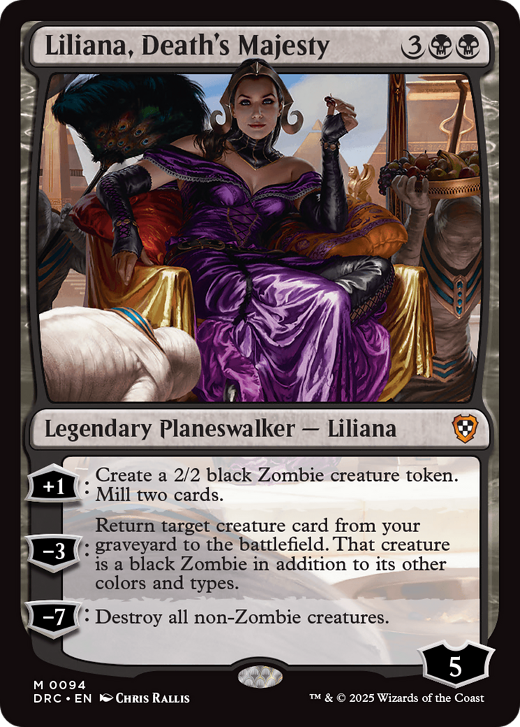 Liliana, Death's Majesty (DRC-094) - Commander: Aetherdrift