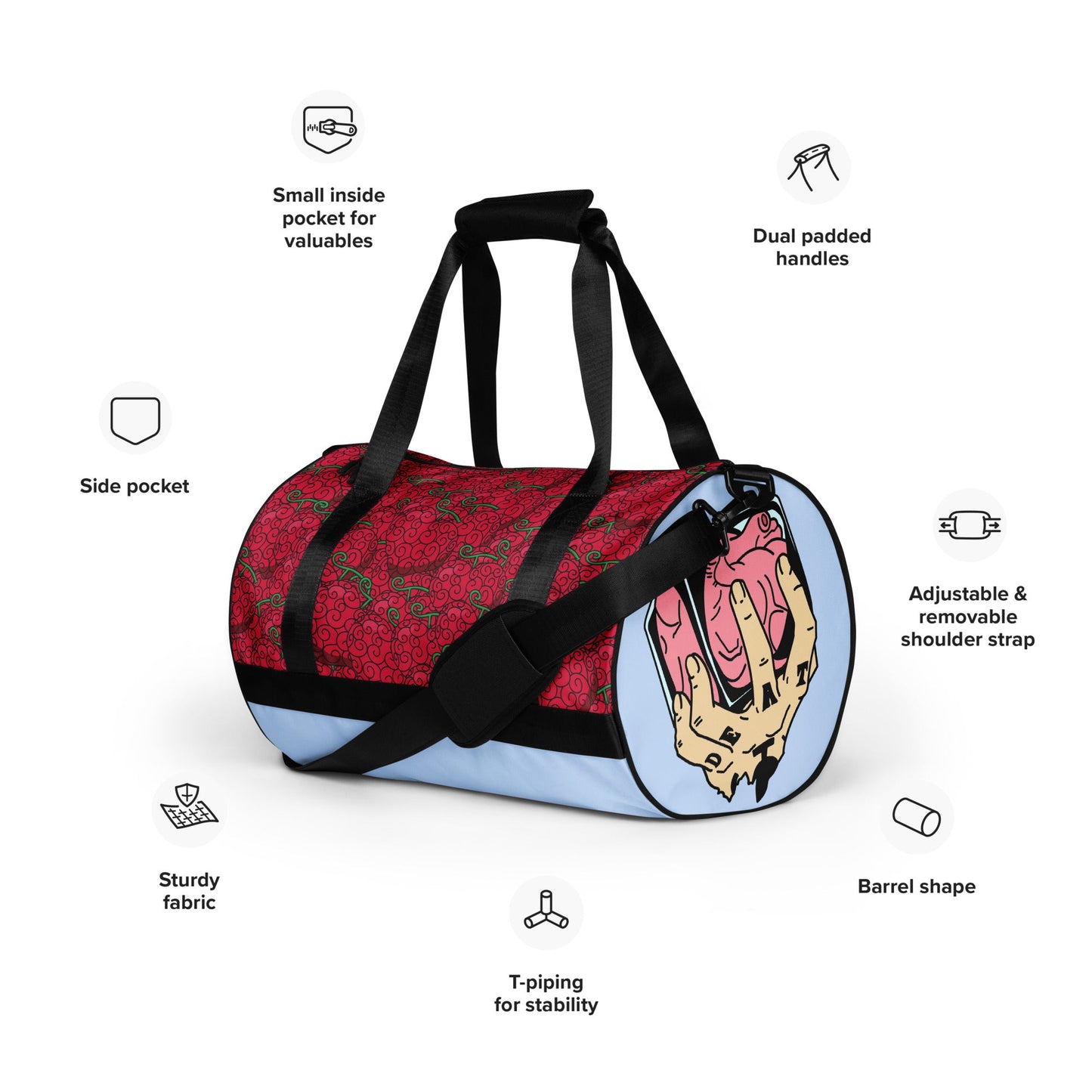 Trafalgar Devil Fruit Mini Duffel Anime Sporttasche