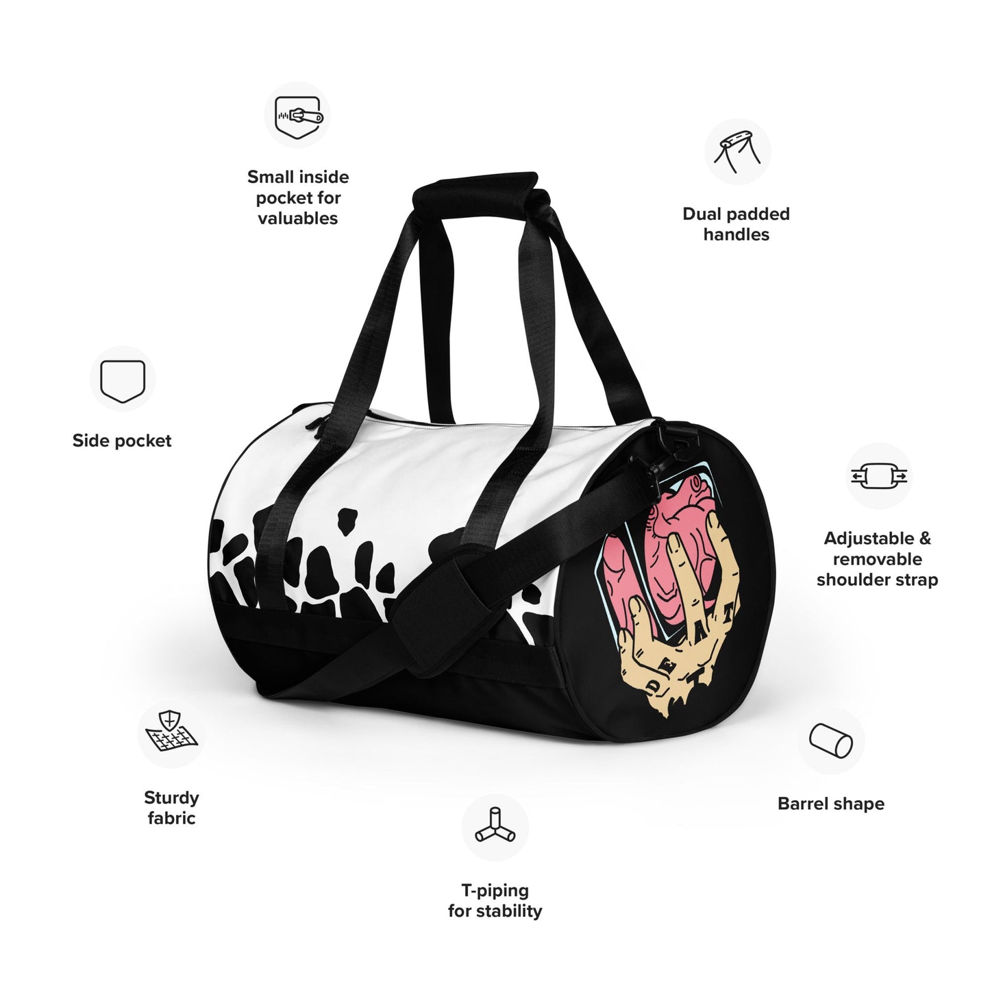 Trafalgar Heart Pirates Mini Duffel Anime Gym Bag