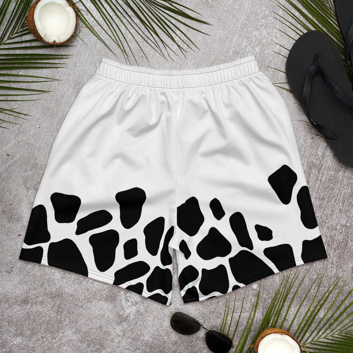 Trafalgar White Recycled Athletic Anime Shorts