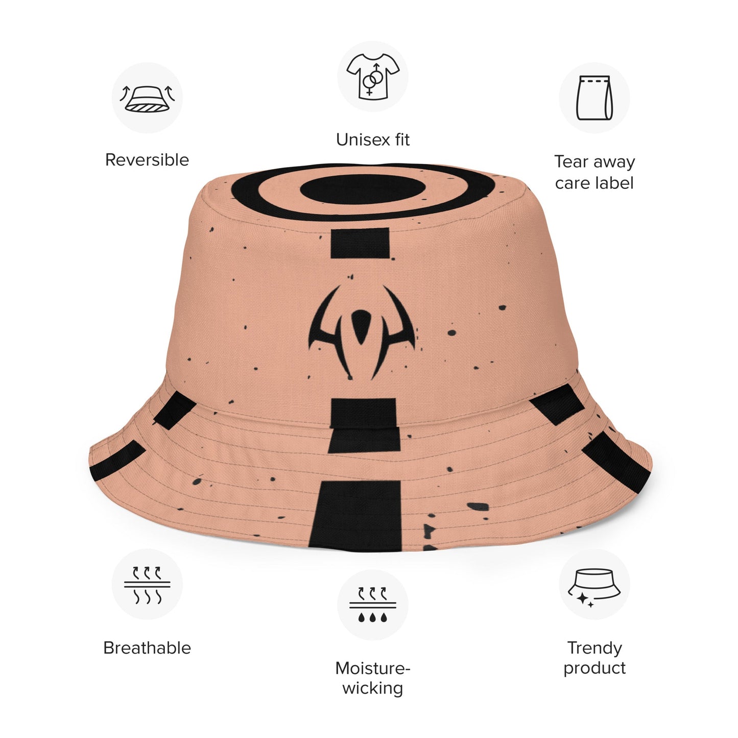 Sukuna x Itadori 2 in 1 Reversible Anime Bucket Hat