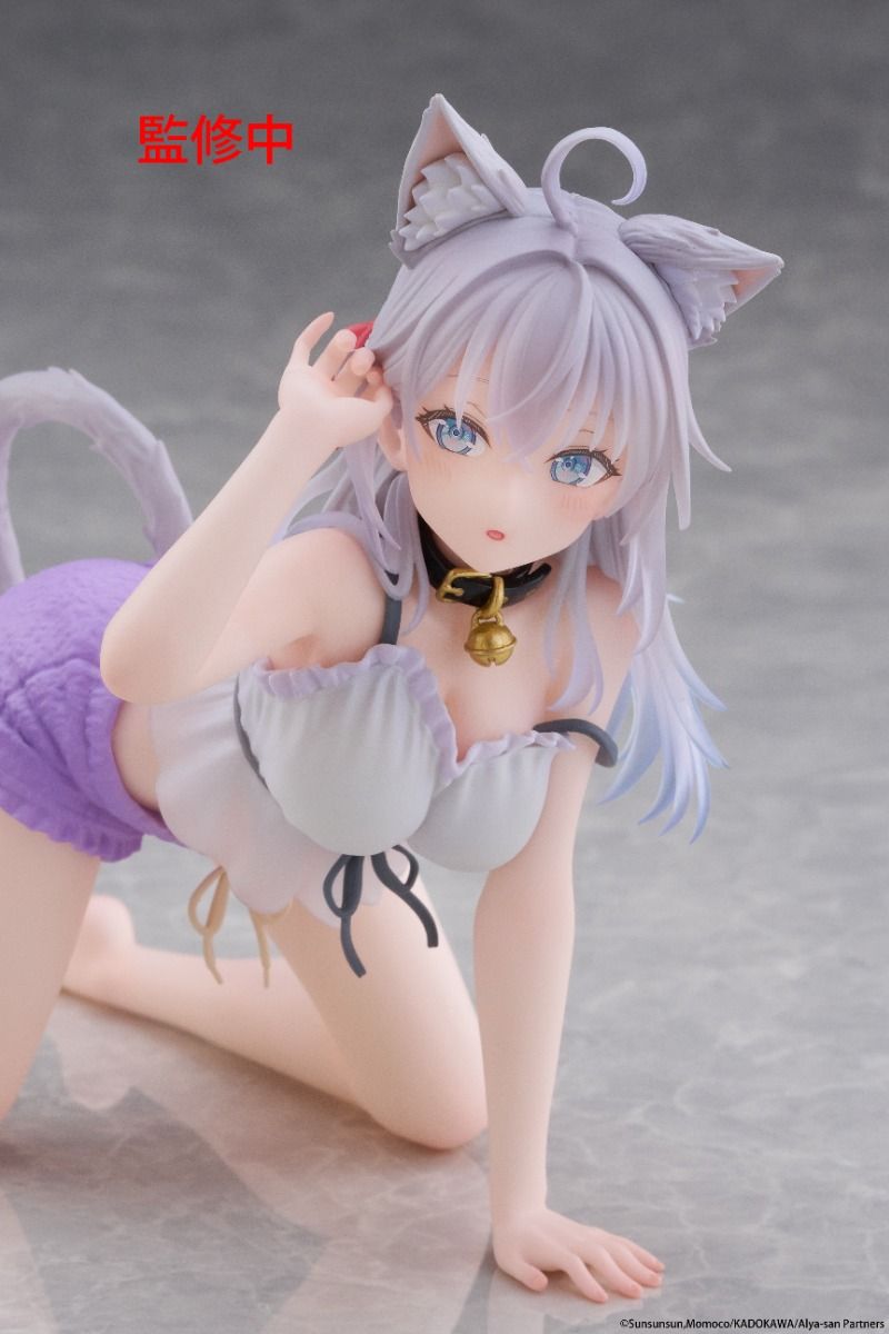 Alya Sometimes Hides Her Feelings in Russian Alya Cat Ear Roomwear Ver. Desktop Cute Figure