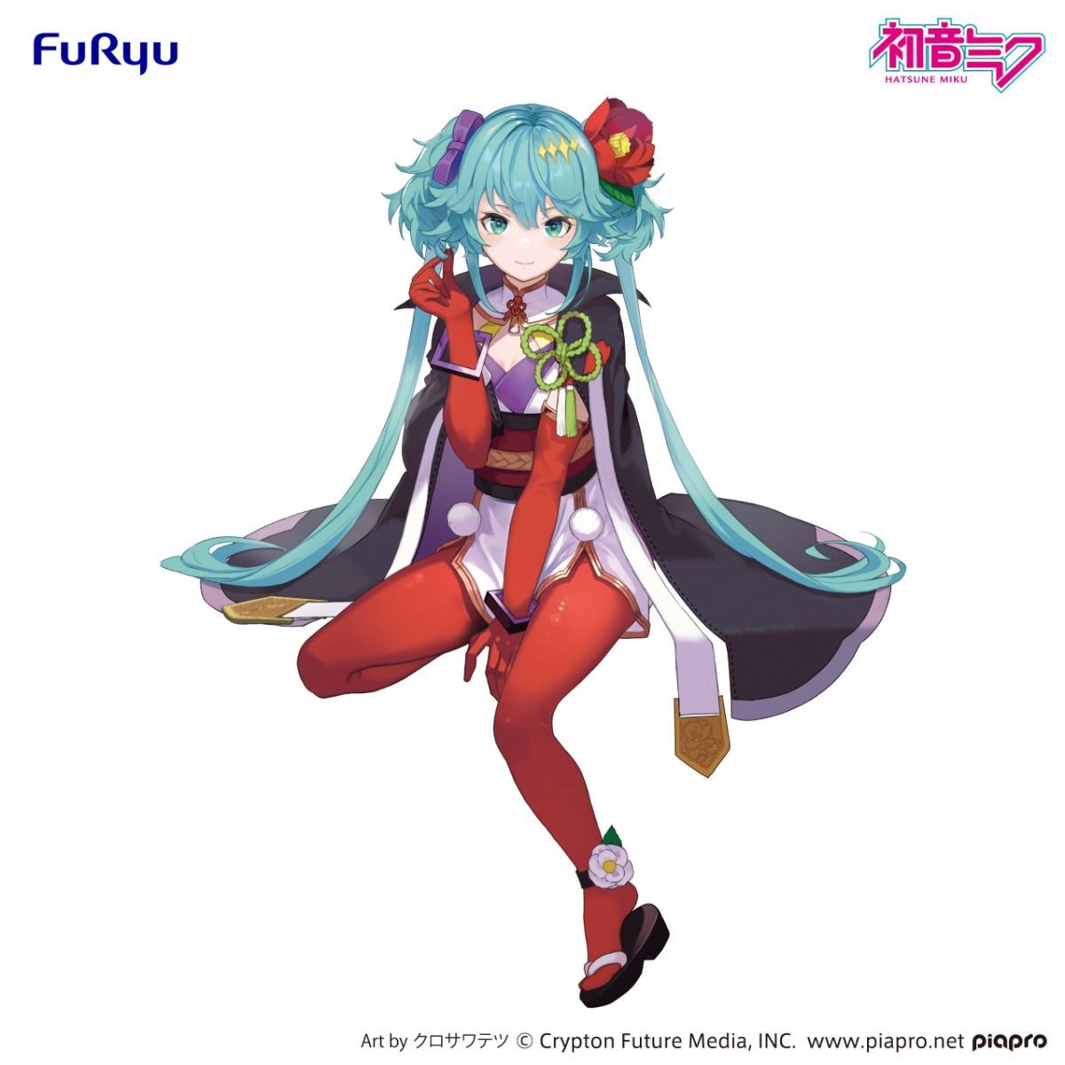 Flower Fairy Camellia Hatsune Miku Noodle Stopper Figure