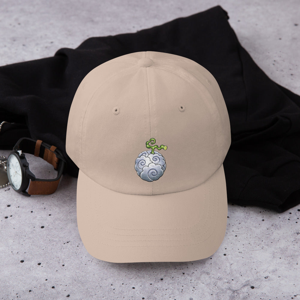 Smoke Smoke Devil Fruit Anime Embroidered Dad Hat