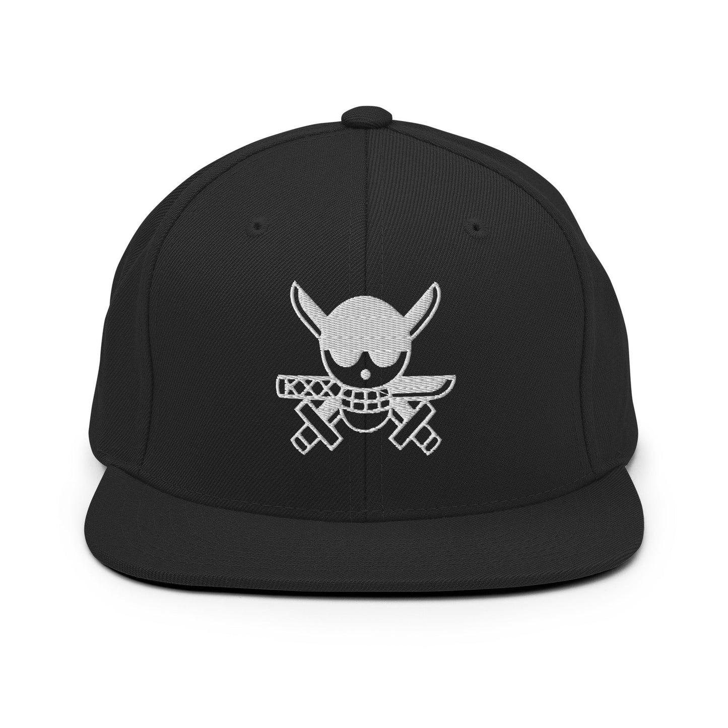 Zoro Jolly Roger Embroidered Unisex Anime Snap Back Hat