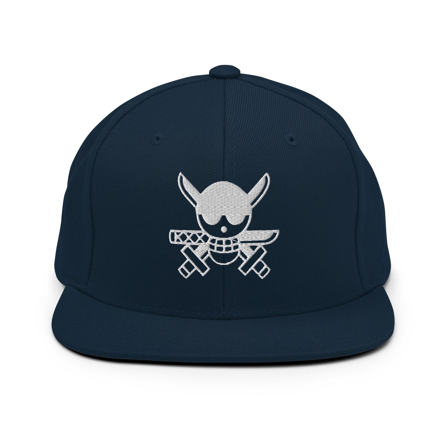 Zoro Jolly Roger Embroidered Unisex Anime Snap Back Hat