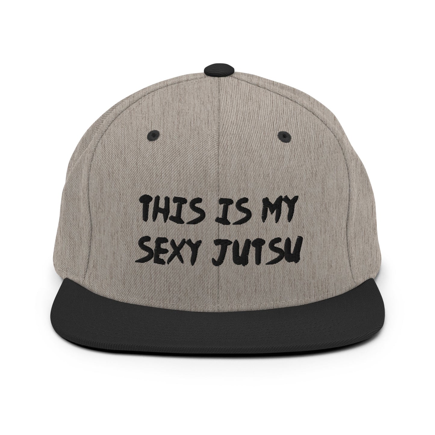 'This Is My Sexy Jutsu' Embrioidered Unisex Anime Snap Back Hat
