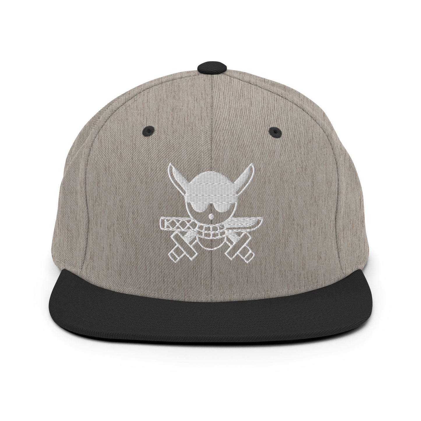 Zoro Jolly Roger Embroidered Unisex Anime Snap Back Hat