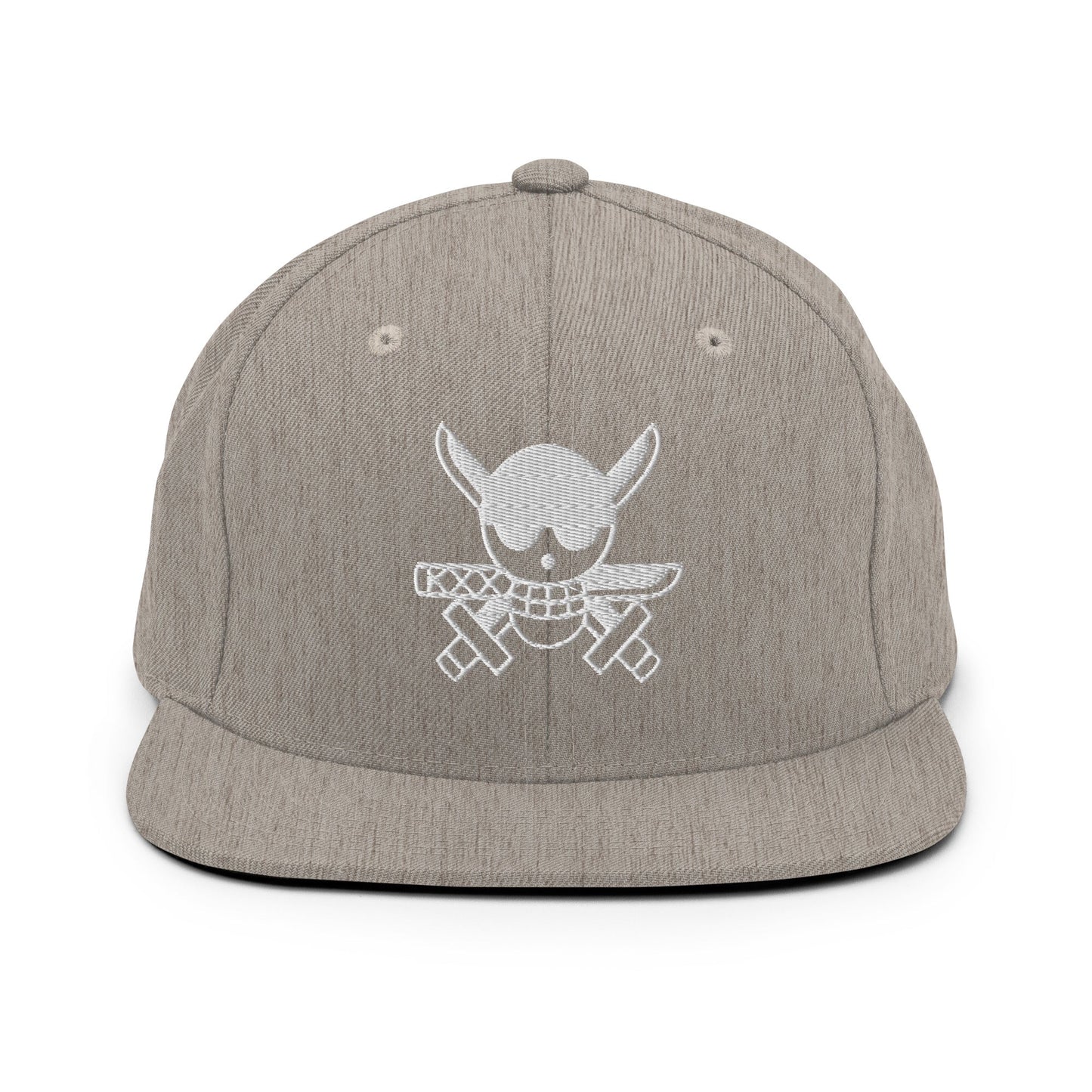 Zoro Jolly Roger Embroidered Unisex Anime Snap Back Hat