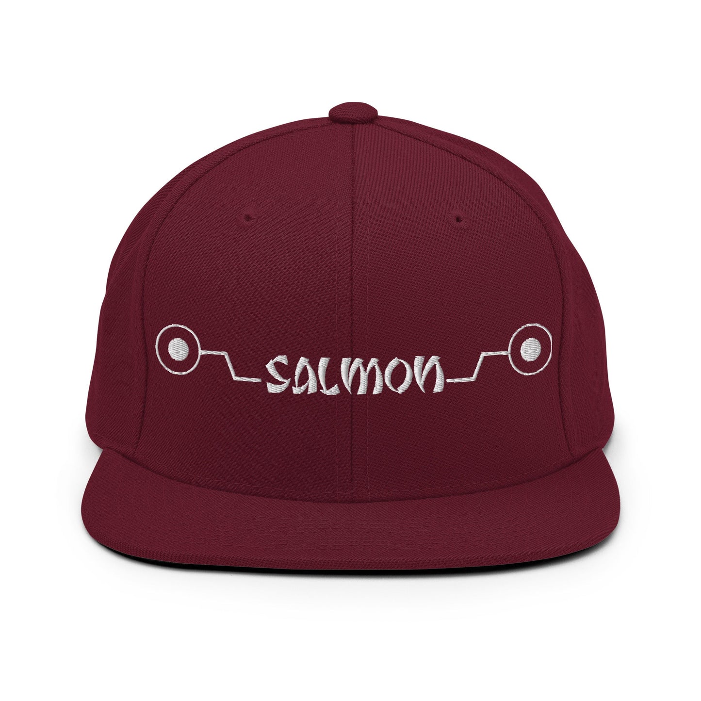 Inumaki 'Salmon' Cursed Speech Embroidered Unisex Anime Snap Back Hat