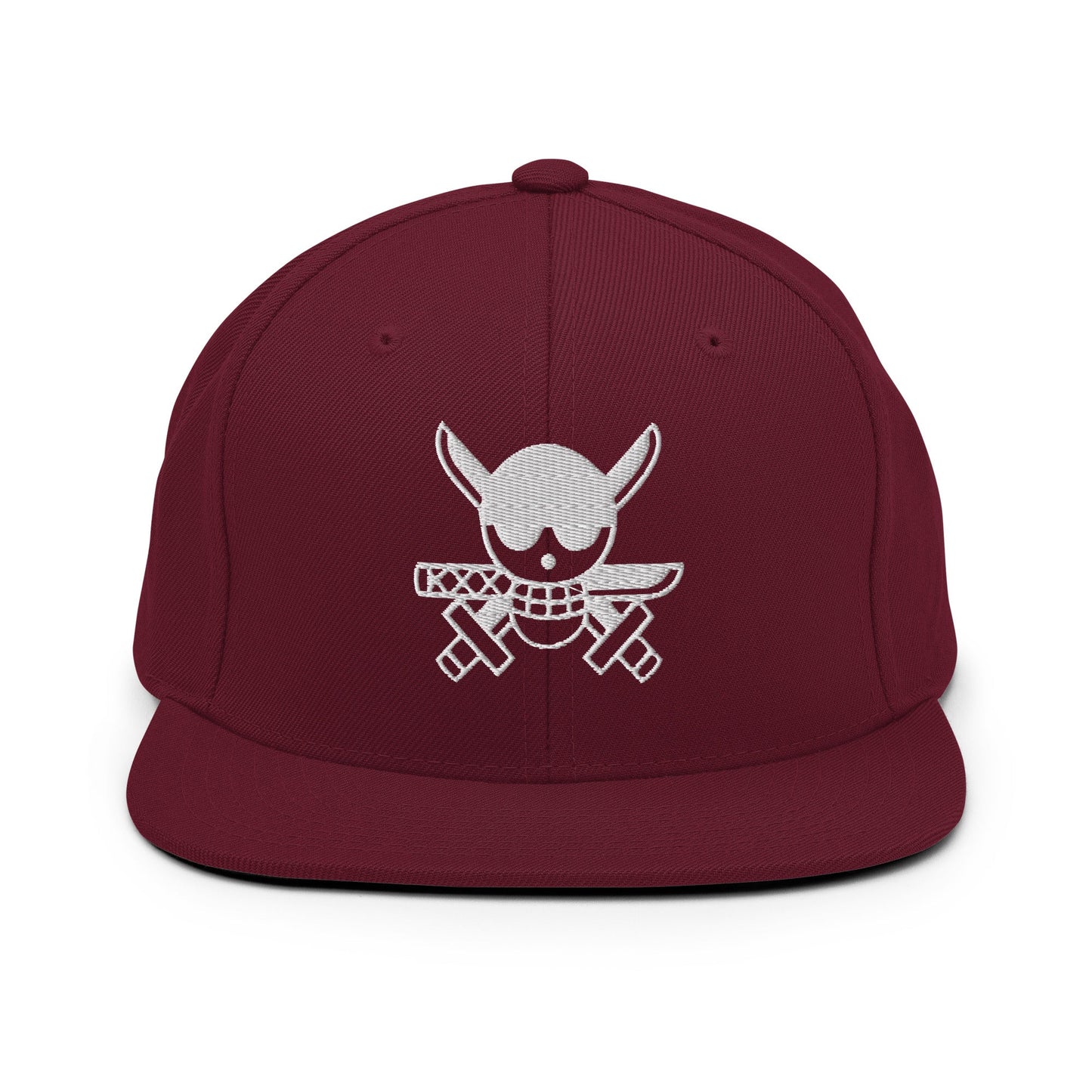 Zoro Jolly Roger Embroidered Unisex Anime Snap Back Hat