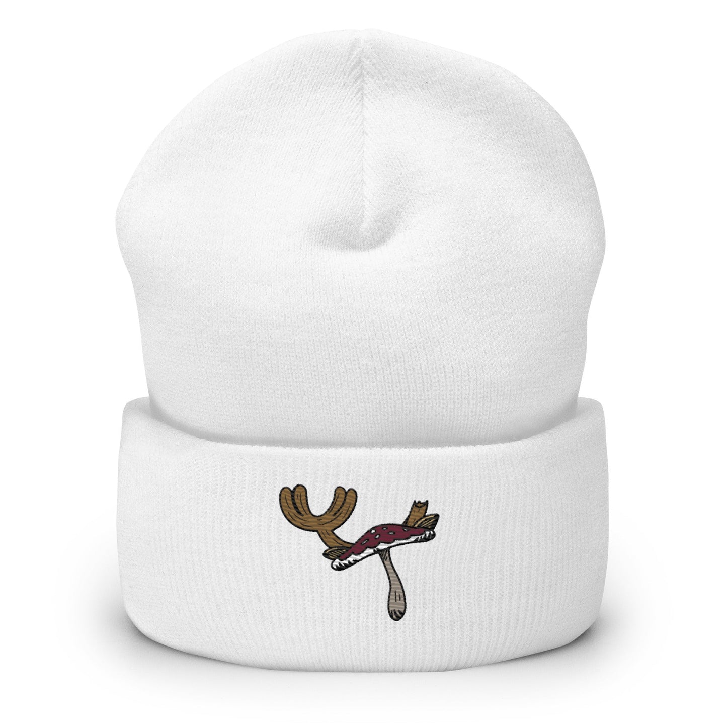 Chopper Mushroom Embroidered Anime Cuffed Beanie