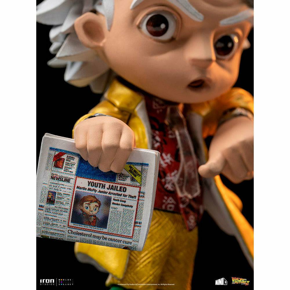 Iron Studios Zurück in die Zukunft Teil II Doc Brown Mini Co. Sammelfigur