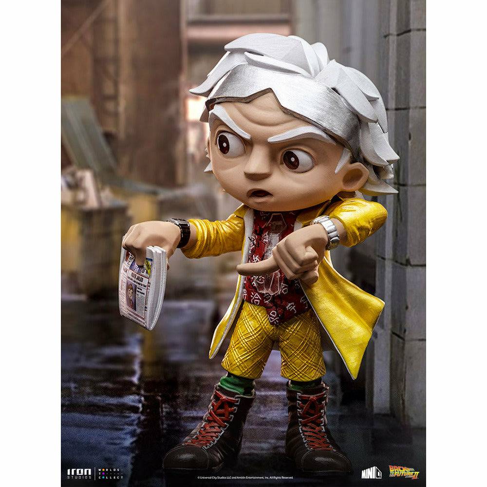 Iron Studios Zurück in die Zukunft Teil II Doc Brown Mini Co. Sammelfigur