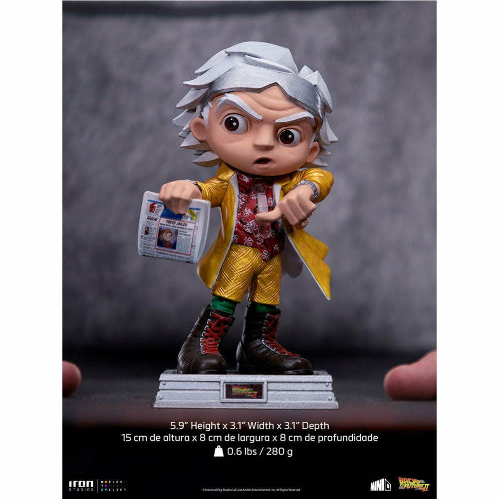 Iron Studios Zurück in die Zukunft Teil II Doc Brown Mini Co. Sammelfigur